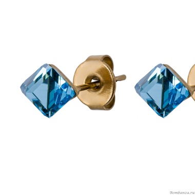 Пусеты Fiore Luna, Crystal Sky Blue, SWE0127/1 SB G Пусеты Fiore Luna, Crystal Sky Blue, SWE0127/1 SB G